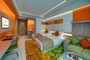 King or Twin Beds with Amenities.